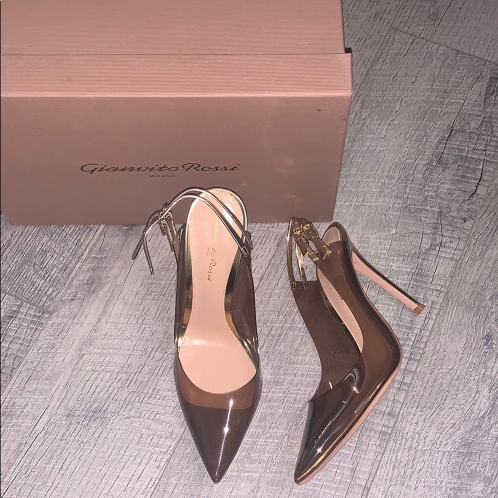 Gianvito Rossi Clear Heels!